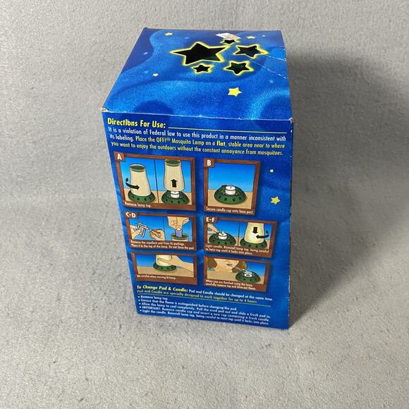 New Off! Mosquito Lamp - 1 Reusable Lamp, 1 Candle, 1 Insect Repellent Pad - Picture 3 of 5